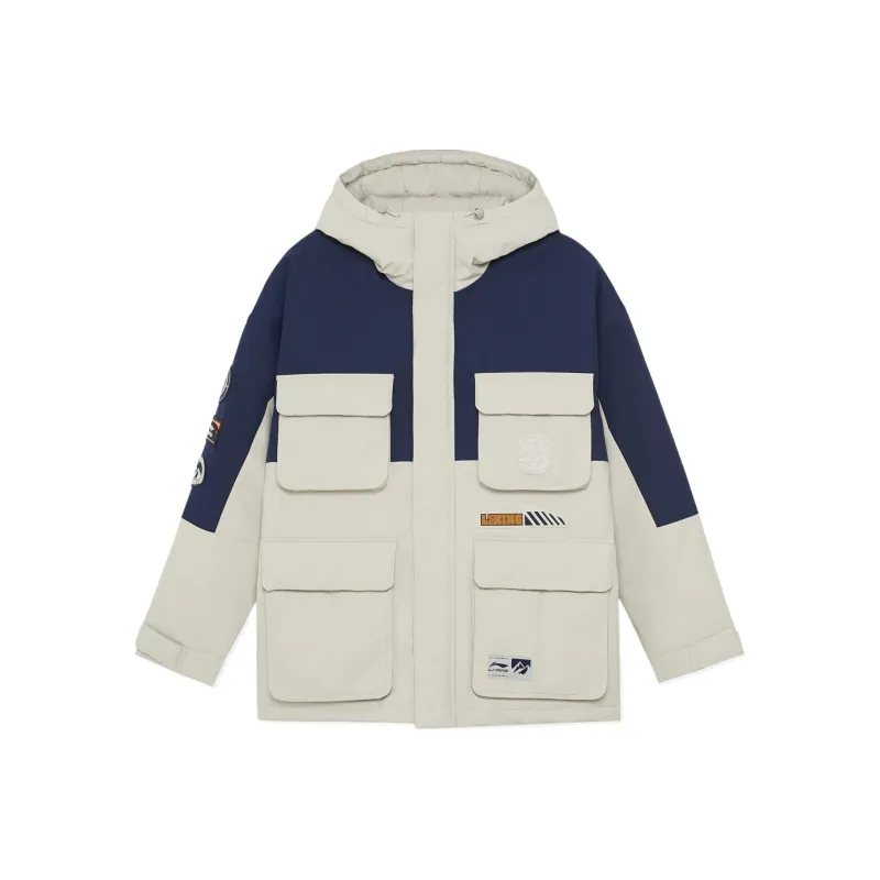 LiNing Sports Trend Series Down Jacket Men's Multicolor-0