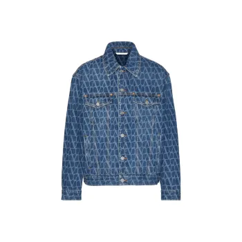 Valentino Toile Iconographe Denim Jacket