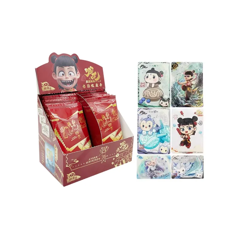 KAYOU Ne Zha The Magic Child Stirs The Sea, Movie Collectible Card, Fiery Shadow Pack IP/Anime Cards 20 Packs/box-5