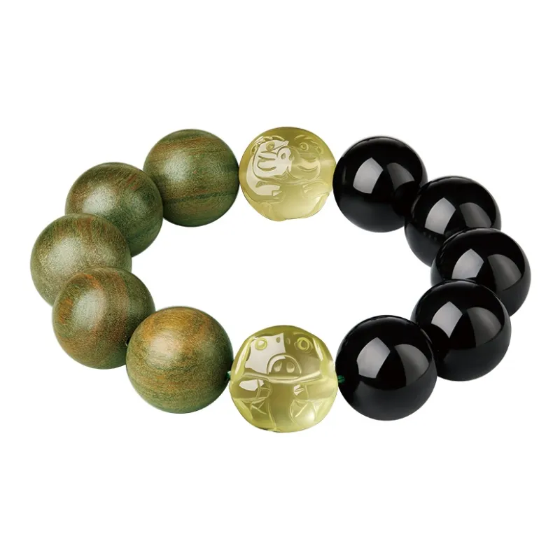SGE Green Sandalwood Bracelets Men's-1