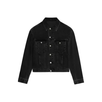 Jacquemus Denim Jacket Men's Black