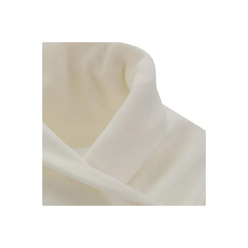 SAINT LAURENT V Neck Drop Shoulder Hoodie-4