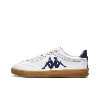 Kappa Tifo Back to Back Anti Slip Wear Resistant Low Top Skateboard Shoes Unisex White Blue