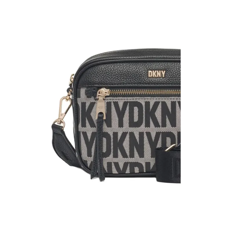 DKNY Imitation Leather Camera Bag Shoulder Bag Crossbody Bag Women's Black-2