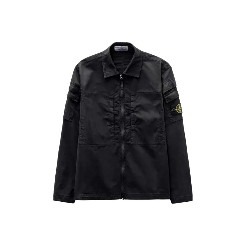 STONE ISLAND Jacket Men's Black-0