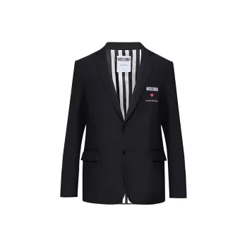 MOSCHINO Business Suit Men's Black