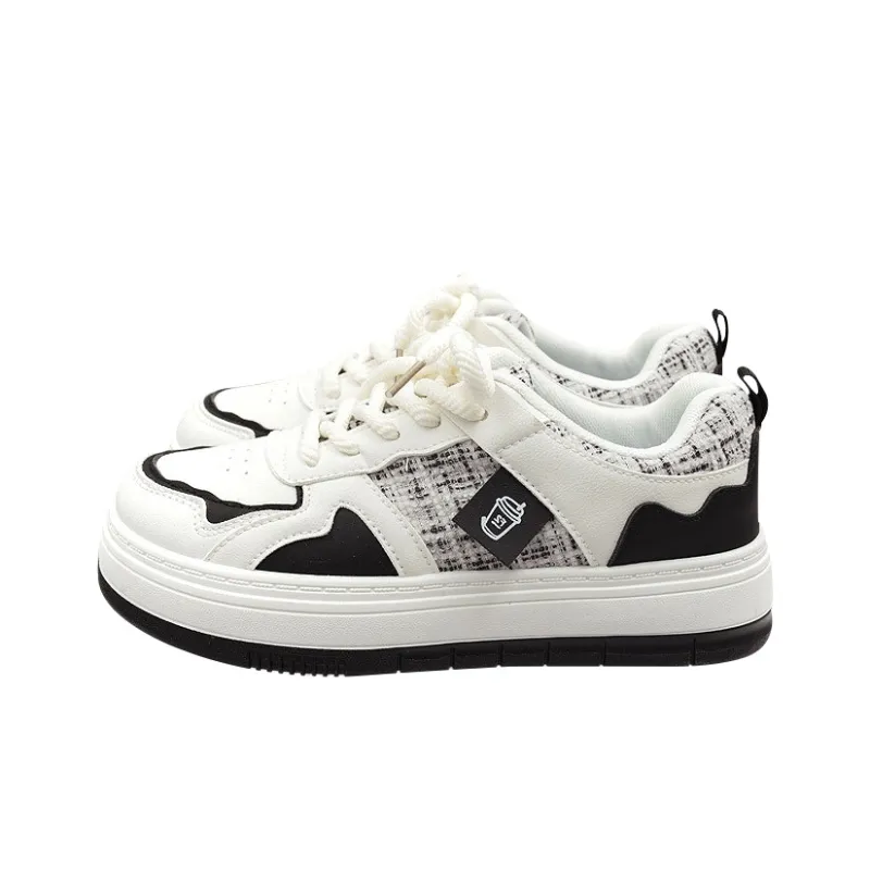 MABEL&CO Lightweight Height Increasing Low Top Skateboard Shoes Women's-1