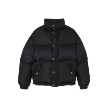 VERSACE Button Up Long Sleeved Padded Jacket