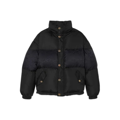 VERSACE Button Up Long Sleeved Padded Jacket