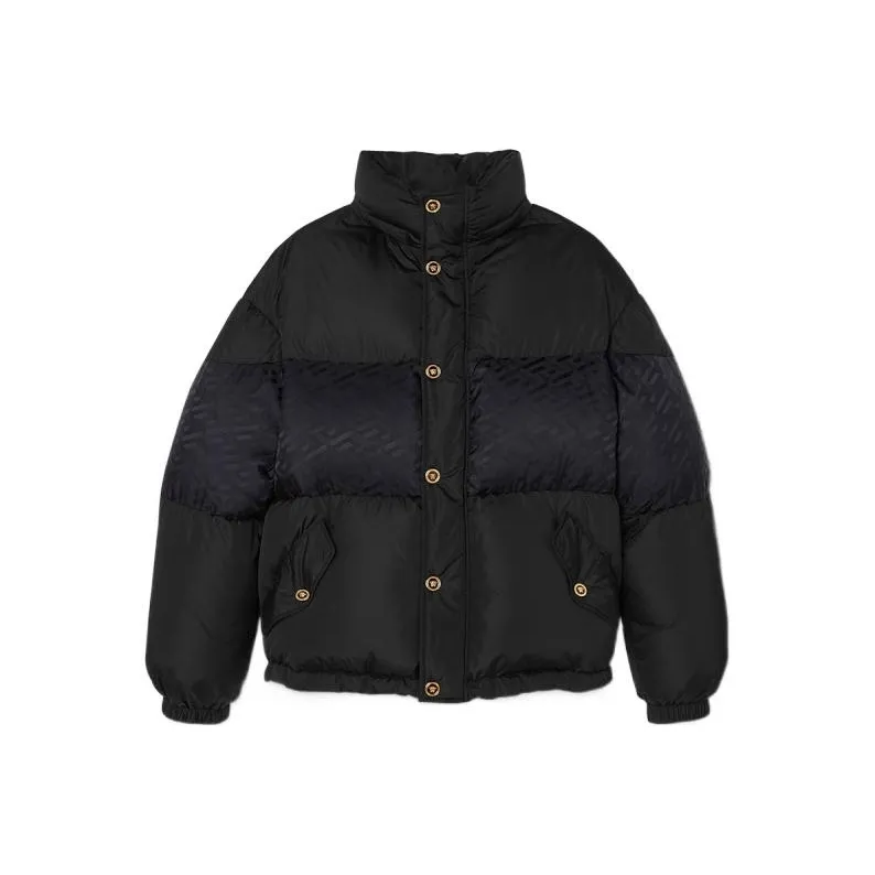 VERSACE Button Up Long Sleeved Padded Jacket-0