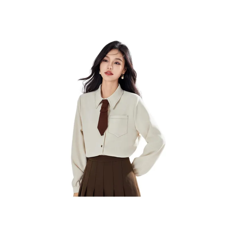 Love Elaine Shirt Women's Apricot-0