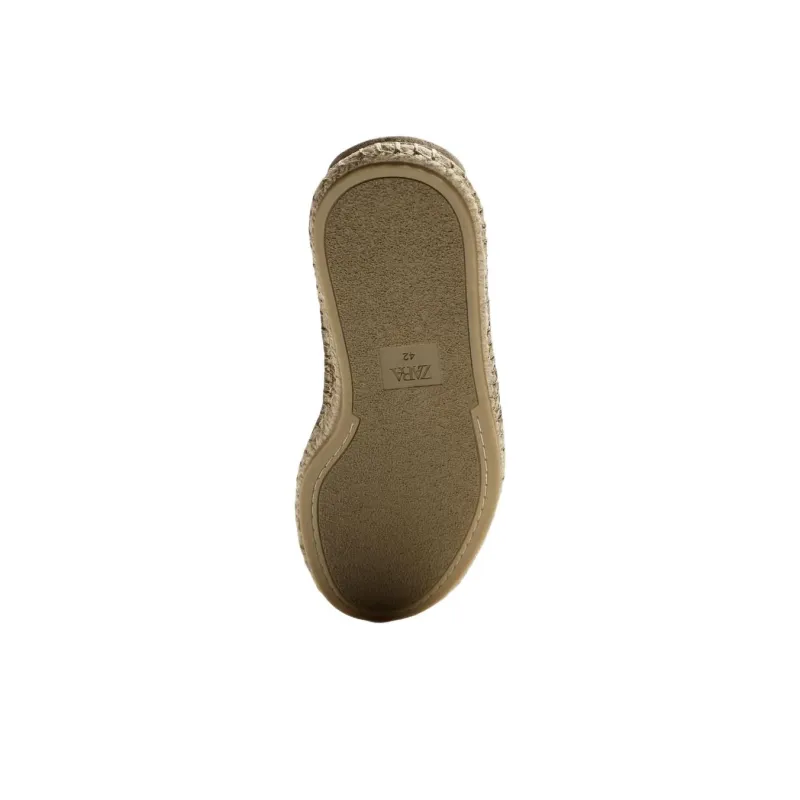 ZARA Abrasion Resistant Closed Toe Slippers Men's Taupe-3