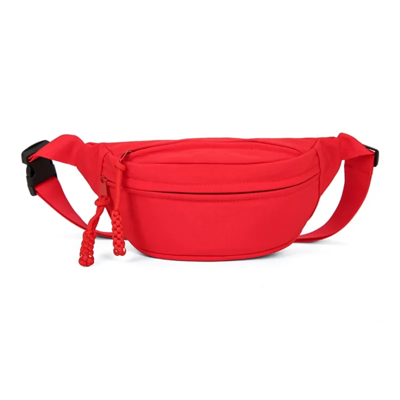 Yalu Nylon Sling Bag, Crossbody Bag, Fanny Pack Unisex Red/Black/White/Orange/Pink-0