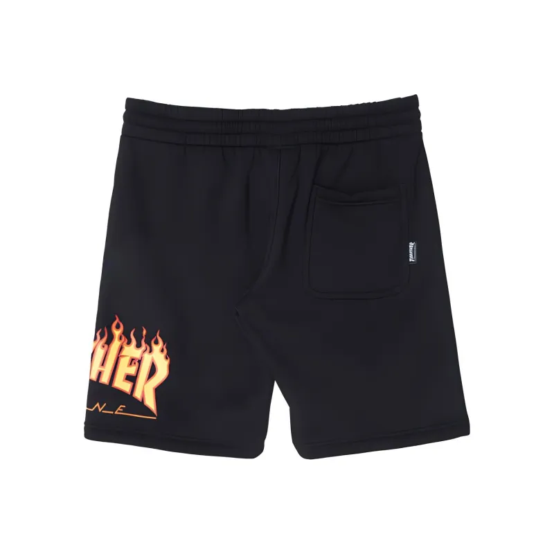 Thrasher Loose Fit Shorts Japan Version Unisex Black-1