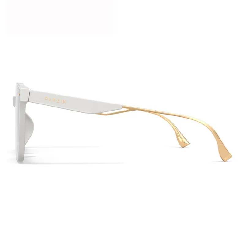 PARZIN Square Sunglasses Unisex Black-24