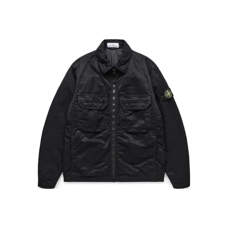 STONE ISLAND Jackets Unisex Black-0