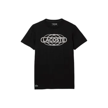 LACOSTE T Shirts Unisex Black