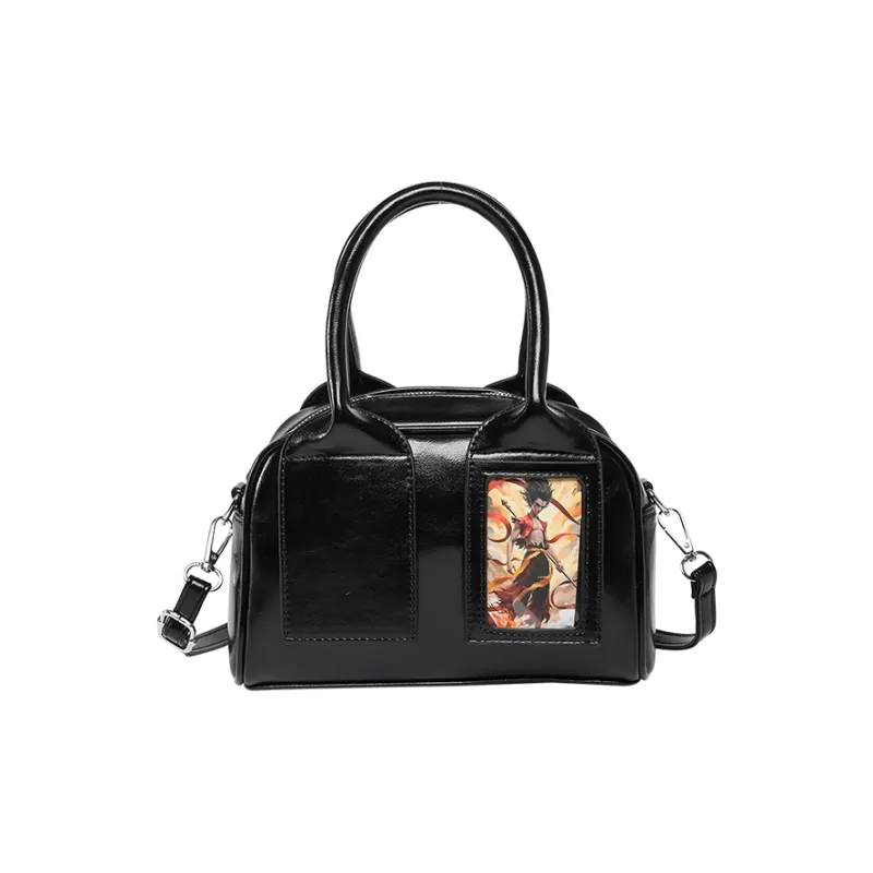 XIANGSU PU Shoulder Bag, Crossbody Bag, Handbag Women's Silver/Pink/Ecru/Burgundy/Brown/Black-35