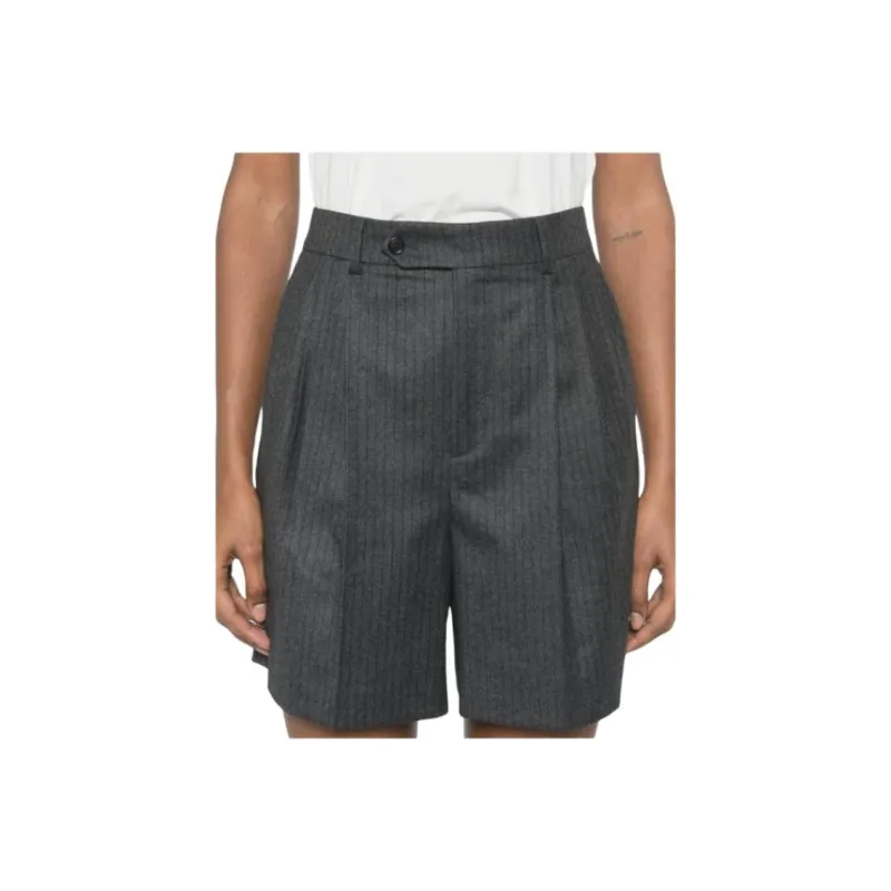 CELINE Men's Shorts In Cashmere And Wool Flannel-5