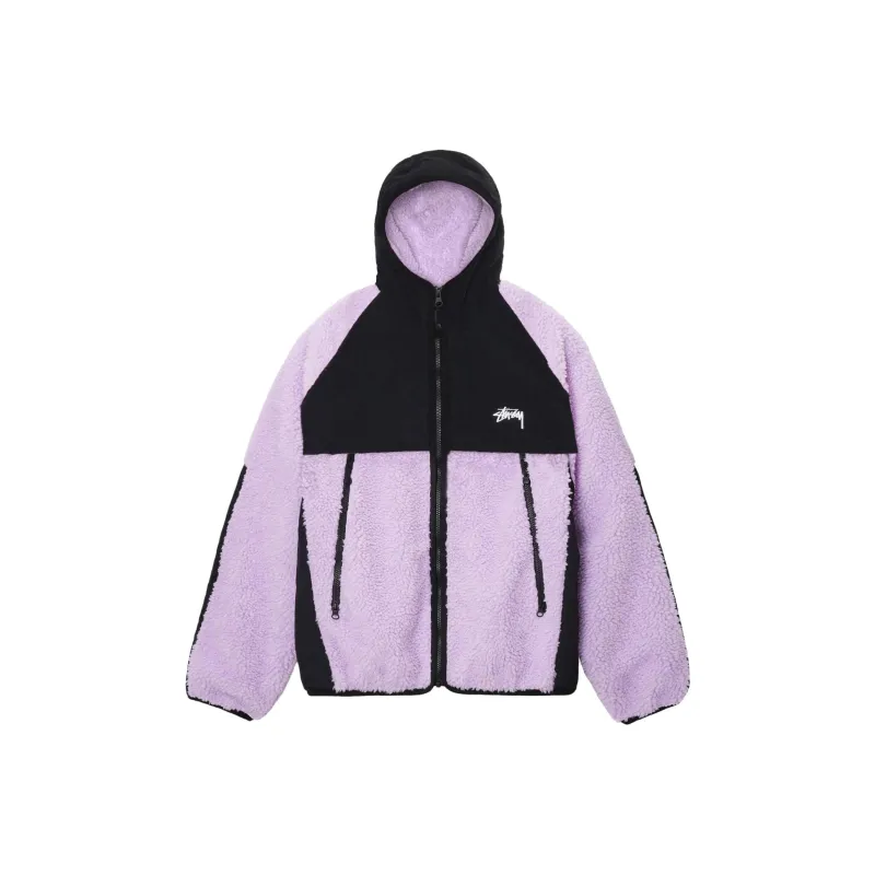 Stüssy Shearling Panelled Jacket-12
