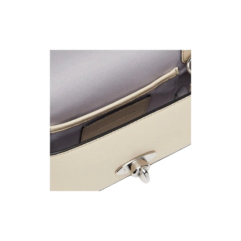 MARC JACOBS Split Cow Leather, Cow Leather Shoulder Bag Small Size Women's White-5