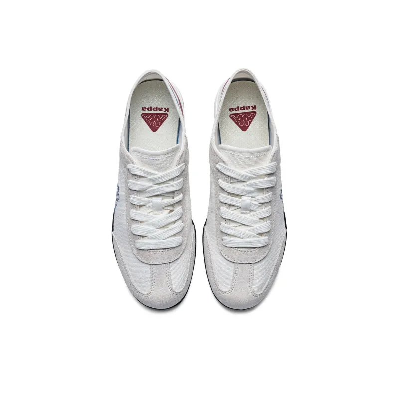 Kappa Back to Back Anti Slip Wear Resistant Low Top Skateboard Shoes Unisex White-3