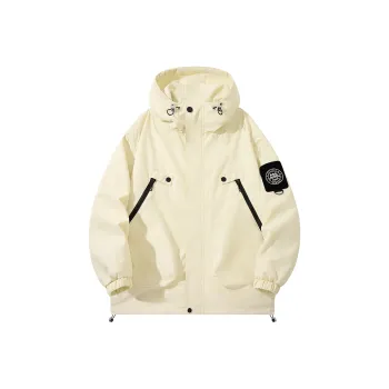 Jeep Outdoor Hiking Waterproof And Windproof Windbreaker Jacket Trench Coat Unisex