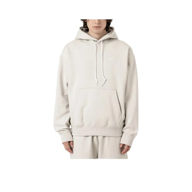 Nike Solo Swoosh Zip Up Drawstring Hoodie-0