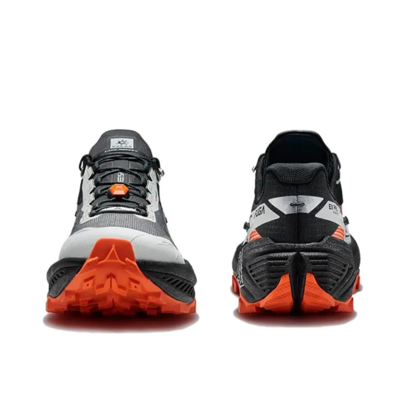 KAILAS FUGA Slip Resistant, Abrasion Resistant, Lightweight Low Top Trail Running Shoes Unisex Gray Black Orange-2