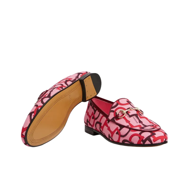 GUCCI Jordaan Casual Single Shoes Women's Pink-5