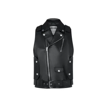 MOSCHINO Vests Men Black