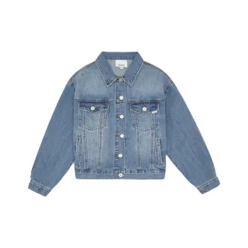 GUESS Denim Jackets Unisex Blue