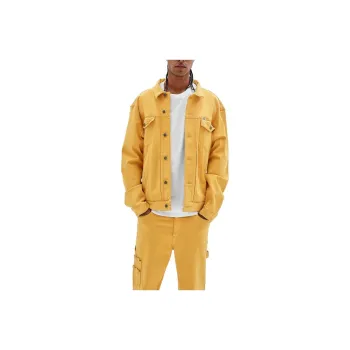 GUESS Regular Fit Denim Jacket Denim Jacket Men's Yellow