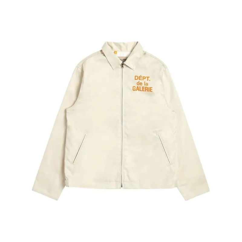 Gallery Dept. Montecito Logo Print Cotton Twill Jacket-0