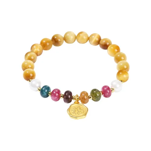 ZUIWENGLANGYASHANWENCHUANG Tiger's Eye Stone Bracelets Women's