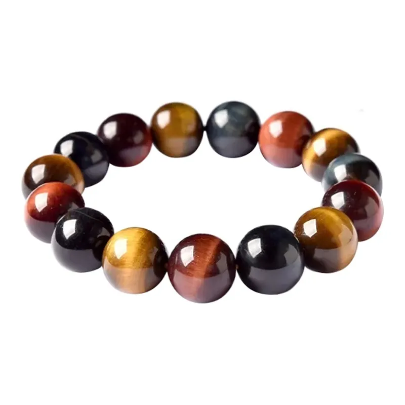 JIUHUASHAN Tiger's Eye Stone Bracelets Unisex-0