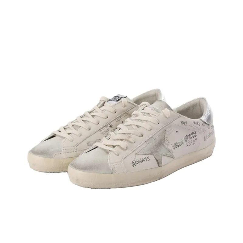 Golden Goose Super Star White Ice Silver-2