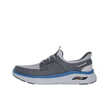 Skechers Relaxed Fit Low Top Casual Shoes Men's Gray