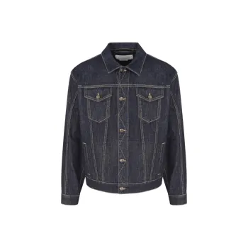 Alexander McQueen Button Up Denim Jacket