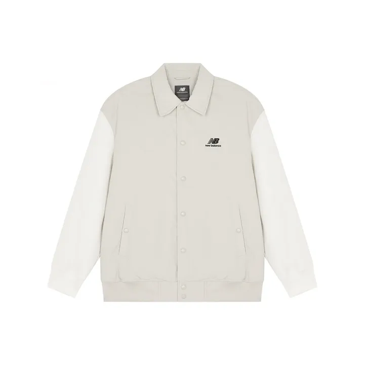 New Balance Puffer Jacket Winter Unisex Ecru-0
