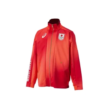 Asics Japanese Athletics Team Olympic Series Jacket Men's Red