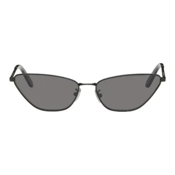 Retrosuperfuture Metal Acetate Cat Eye Sunglasses Men's Silver