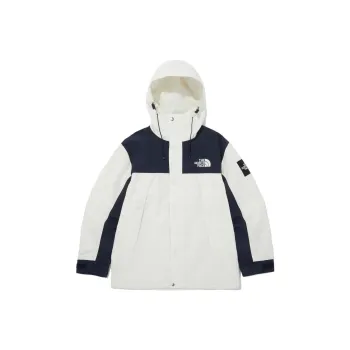 THE NORTH FACE MARTIS Waterproof And Windproof Windbreaker Jacket Unisex Navy Blue/Cream White