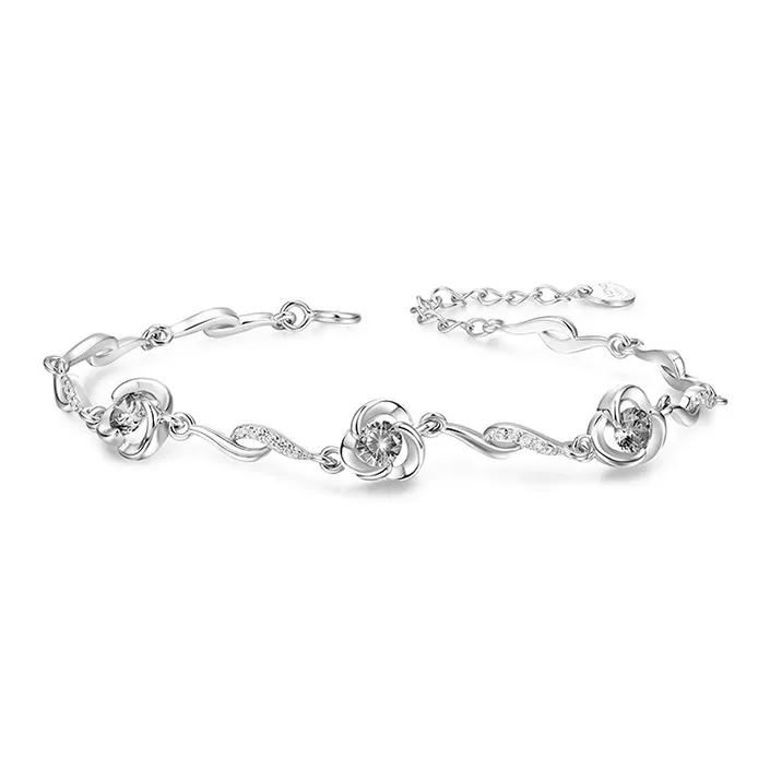 ALI THE FOX S925 Sterling Silver Bracelets Women's-4