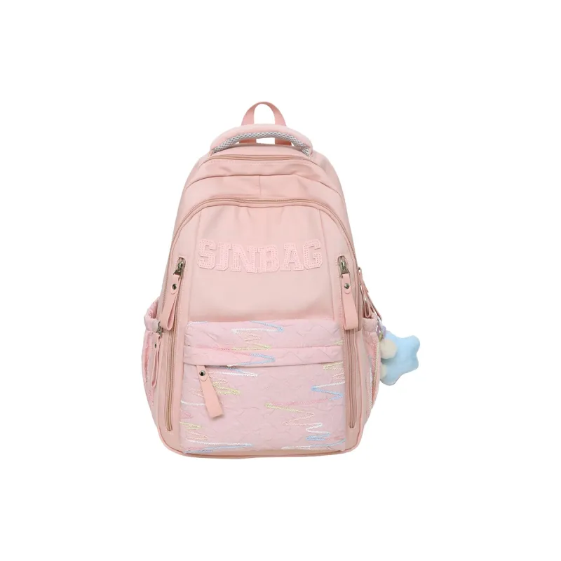 OUZIHUANG Nylon Backpack Unisex Multicolor-6