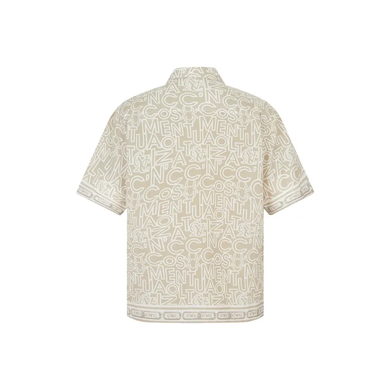 C'N'C Trend Series Shirt Unisex Brown With Print-1