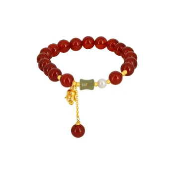 GANGCUI Natural Agate Bracelets Unisex
