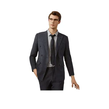 Montagut Business Suit Men's Steel Iron Gray