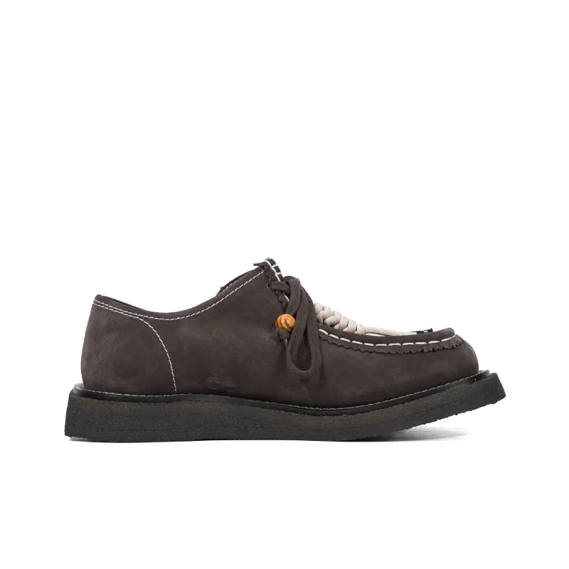 CROOKED CARD Lightweight Height Increasing Low Top Casual Shoes Men's Coffee-1