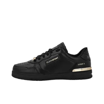 PLEIN SPORT Tiger.X Cushioning Low Top Casual Shoes Unisex Black